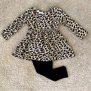 Falls Creek Baby Girl Leopard Tunic Set